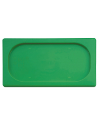Coperchio per bacinelle GN 1/3 in polipropilene - colore verde - mm&nbsp;325x180