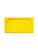 Coperchio per bacinelle GN 1/4 in polipropilene - colore giallo - mm 265x160