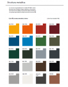 Bacheca monofacciale doppia in acciaio zincato e verniciato con ante in vetro, da inghisare - cm 272x8x300h