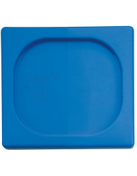 Coperchio per bacinelle GN 1/6 in polipropilene - colore Blu - mm 176x160
