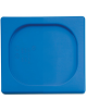 Coperchio per bacinelle GN 1/6 in polipropilene - colore Blu - mm 176x160