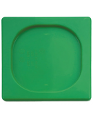 Coperchio per bacinelle GN 1/6 in polipropilene - colore verde - mm 176x160