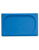Coperchio per bacinelle GN 1/9 in polipropilene - colore blu - mm 176x110