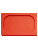 Coperchio per bacinelle GN 1/9 in polipropilene - colore rosso - mm 176x110