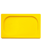 Coperchio per bacinelle GN 1/9 in polipropilene - colore giallo - mm 176x110