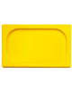 Coperchio per bacinelle GN 1/9 in polipropilene - colore giallo - mm 176x110