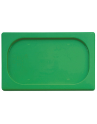 Coperchio per bacinelle GN 1/9 in polipropilene - colore verde - mm 176x110