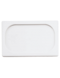 Coperchio per bacinelle GN 1/9 in polipropilene - colore bianca - mm 176x110