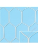 Coppia reti per porte da calcetto in treccia di nylon - diametro mm.3 - lavorazione senza nodo, dimensioni cm.300x200h