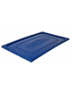 Coperchio per bacinelle GN 1/1 in polipropilene IML - colore blu - mm 530x325