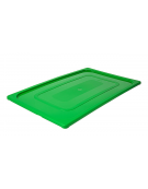Coperchio per bacinelle GN 1/1 in polipropilene IML - colore verde - mm 530x325