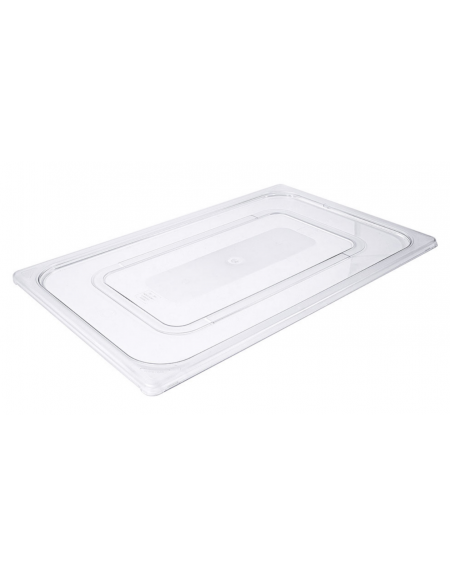 Coperchio per bacinelle GN 1/1 in polipropilene IML trasparente - mm 530x325