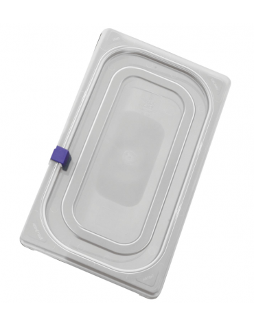 Coperchio per bacinelle GN 1/1 in polipropilene IML trasparente - mm 325x175