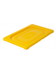 Coperchio per bacinelle GN 1/4 in polipropilene IML - colore giallo - mm 264x162