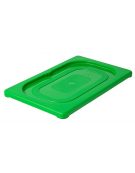 Coperchio per bacinelle GN 1/4 in polipropilene IML - colore verde - mm 264x162