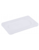 Coperchio per bacinelle GN 1/4 in polipropilene IML trasparente - mm 264x162
