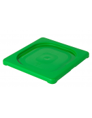 Coperchio per bacinelle GN 1/6 in polipropilene IML - colore verde - mm 176x162