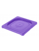 Coperchio per bacinelle GN 1/6 in polipropilene IML - colore viola - mm 176x162