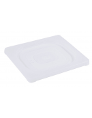 Coperchio per bacinelle GN 1/6 in polipropilene IML trasparente - mm 176x162