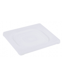 Coperchio per bacinelle GN 1/6 in polipropilene IML trasparente - mm 176x162