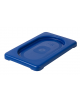 Coperchio per bacinelle GN 1/9 in polipropilene IML - colore blu - mm 176x108