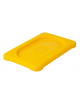 Coperchio per bacinelle GN 1/9 in polipropilene IML - colore giallo- mm 176x108