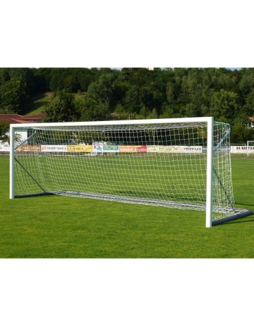 Coppia porte calcio trasportabili in alluminio m.7,32x2,44