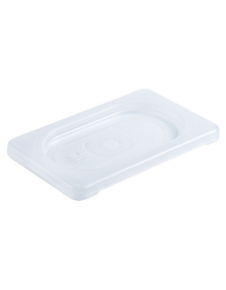 Coperchio per bacinelle GN 1/9 in polipropilene IML trasparente - mm 176x108