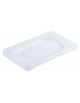 Coperchio per bacinelle GN 1/9 in polipropilene IML trasparente - mm 176x108