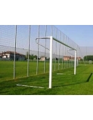 Coppia porte calcio trasportabili in alluminio m.6x2