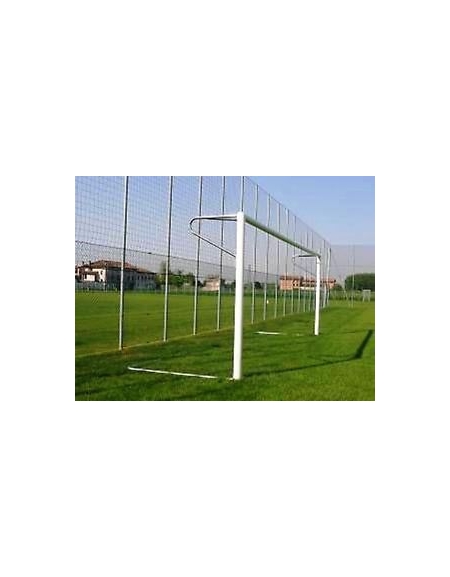 Coppia porte calcio trasportabili in alluminio m.6x2