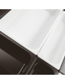Bacinella contenitore GN 1/2 in melamina - colore bianco - capacità Lt 4,7 - mm 325X265x100h