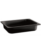 Bacinella contenitore GN 1/2 in melamina - colore nero - capacità Lt 4,7 - mm 325X265x100h