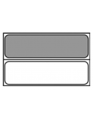 Bacinella contenitore GN 2/4 in melamina - colore nero - capacità Lt 4,3 - mm 160x530x100h