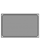 Bacinella contenitore GN 1/1 in melamina - colore bianco - capacità Lt 10,6 - mm 530X325x100h