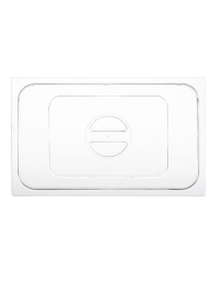 Coperchio GN 1/1 in policarbonato trasparente con maniglia - mm 530X325