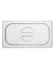 Coperchio GN 1/3 in policarbonato trasparente con maniglia - mm 325X175