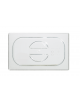 Coperchio GN 1/4 in policarbonato trasparente con maniglia - mm 265X160