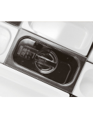 Coperchio GN 1/6 in policarbonato trasparente con maniglia - mm 175X160