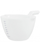 Caraffa graduata in polipropilene - Diametro cm 19- altezza cm 12 - litri 2,2