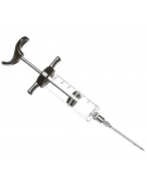 Siringa graduata per marinata - capacità ml 30 - diametro cm 3,5 - lunghezza cm 24