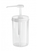 Dosatore rotondo in PMMA trasparente - ml 250