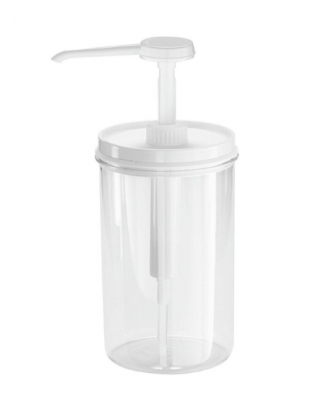 Dosatore rotondo in PMMA trasparente - ml 250