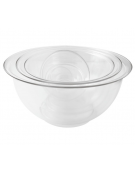 Bastardella semisferica in policarbonato trasparente - Diametro cm 28 - Altezza cm 14,5- litri 4