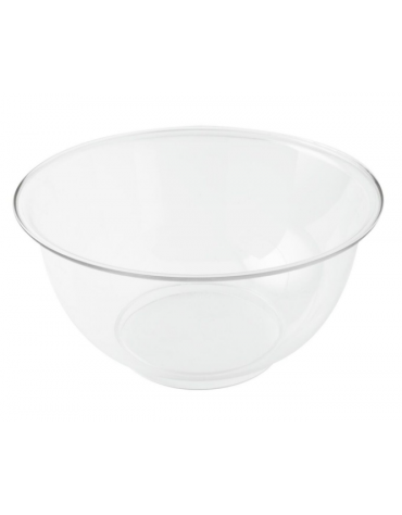 Bastardella semisferica in policarbonato trasparente - Diametro cm 28 - Altezza cm 14,5- litri 4