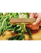 Intaglia verdure per cicoria - struttura in multistrato di betulla, ribattini in alluminio, filo inox - cm 10x10