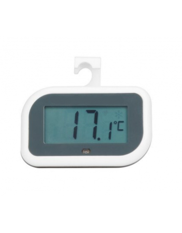 Termometro digitale per frigorifero in ABS - scala 0,1°C - range -9,9+49,9°C - mm 73x26x45h