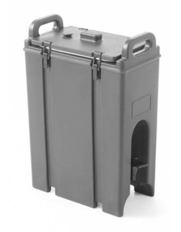 CARAFFA TERMICA IN POLIETILENE CON RUBINETTO PER BEVANDE CALDE E FREDDE - CAPACITA' LITRI 18 - CM 23X42X62H