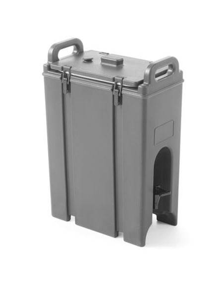 CARAFFA TERMICA IN POLIETILENE CON RUBINETTO PER BEVANDE CALDE E FREDDE - CAPACITA' LITRI 18 - CM 23X42X62H