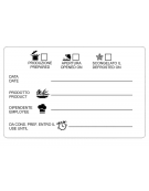 Etichette adesive TMC, termine minimo di conservazione - confezione da 300 etichette - cm 7x4,5
